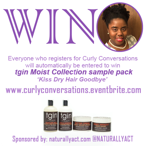 tgin prize at Curly Conversations